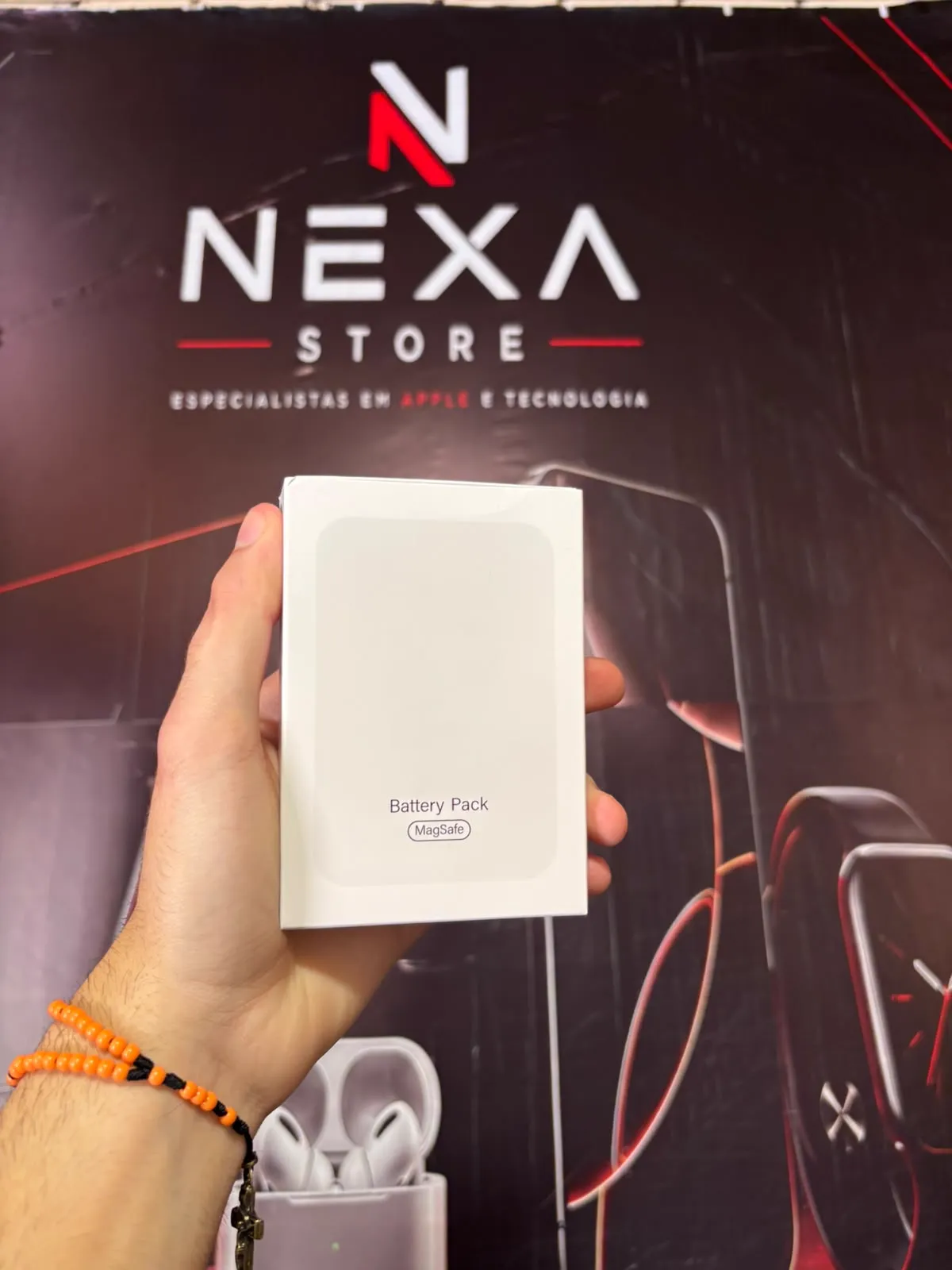 Embalagem lacrada do Battery Pack MagSafe 10.000mAh